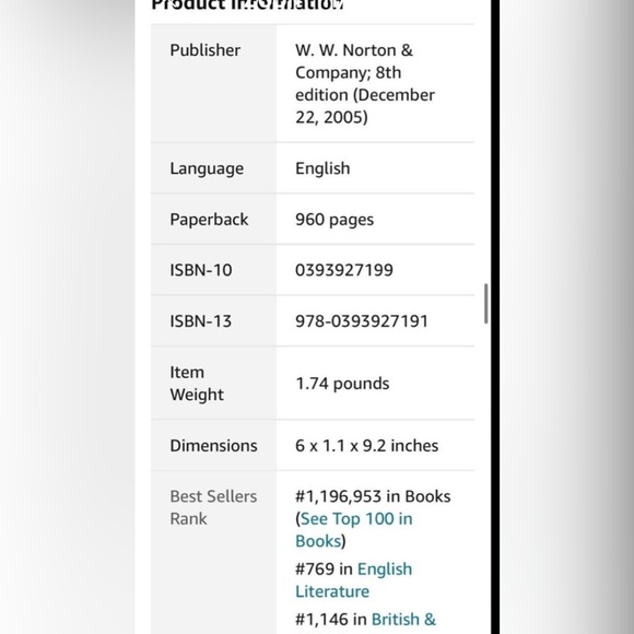 Stephen Greenblatt and 2 more
The Norton Anthology of English Literature - Picture 3 of 3